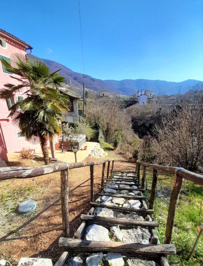 La Casa Rosa Di Segusino With Spa Jacuzzi In Garden Sequsino Dış mekan fotoğraf