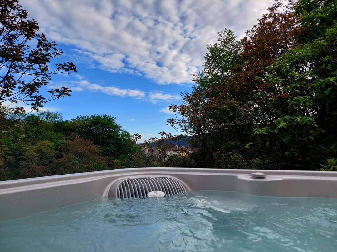 La Casa Rosa Di Segusino With Spa Jacuzzi In Garden Sequsino Dış mekan fotoğraf
