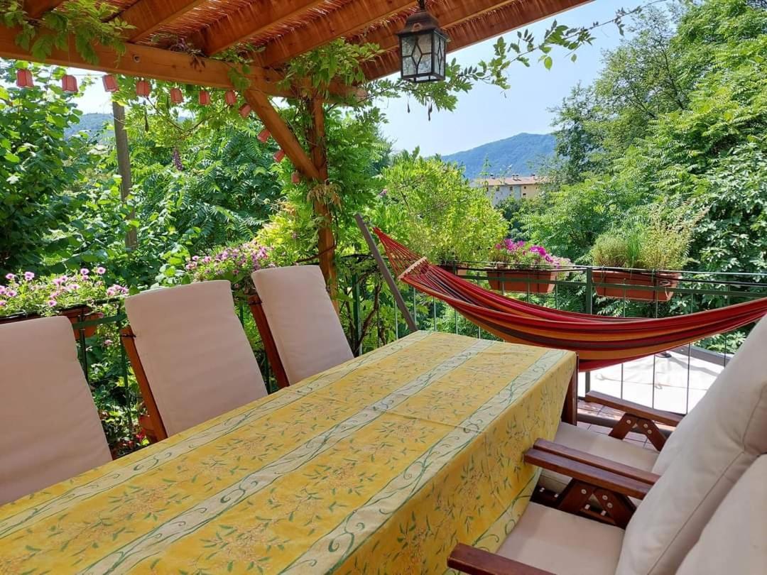 La Casa Rosa Di Segusino With Spa Jacuzzi In Garden Sequsino Dış mekan fotoğraf
